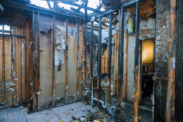 Professional Fire Damage Repair technician working in McRae-Helena, GA